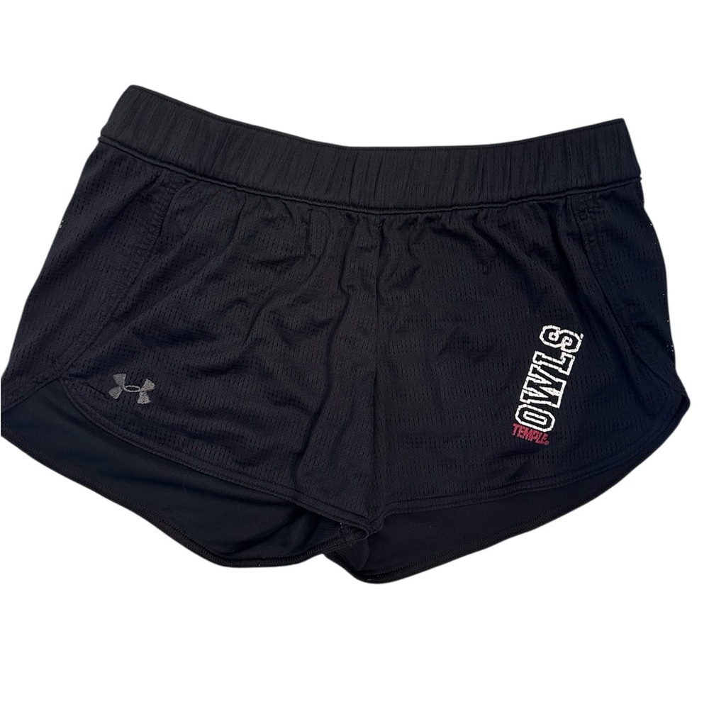 Under Armour Black Athletic Shorts Lightweight Moisture-Wicking
